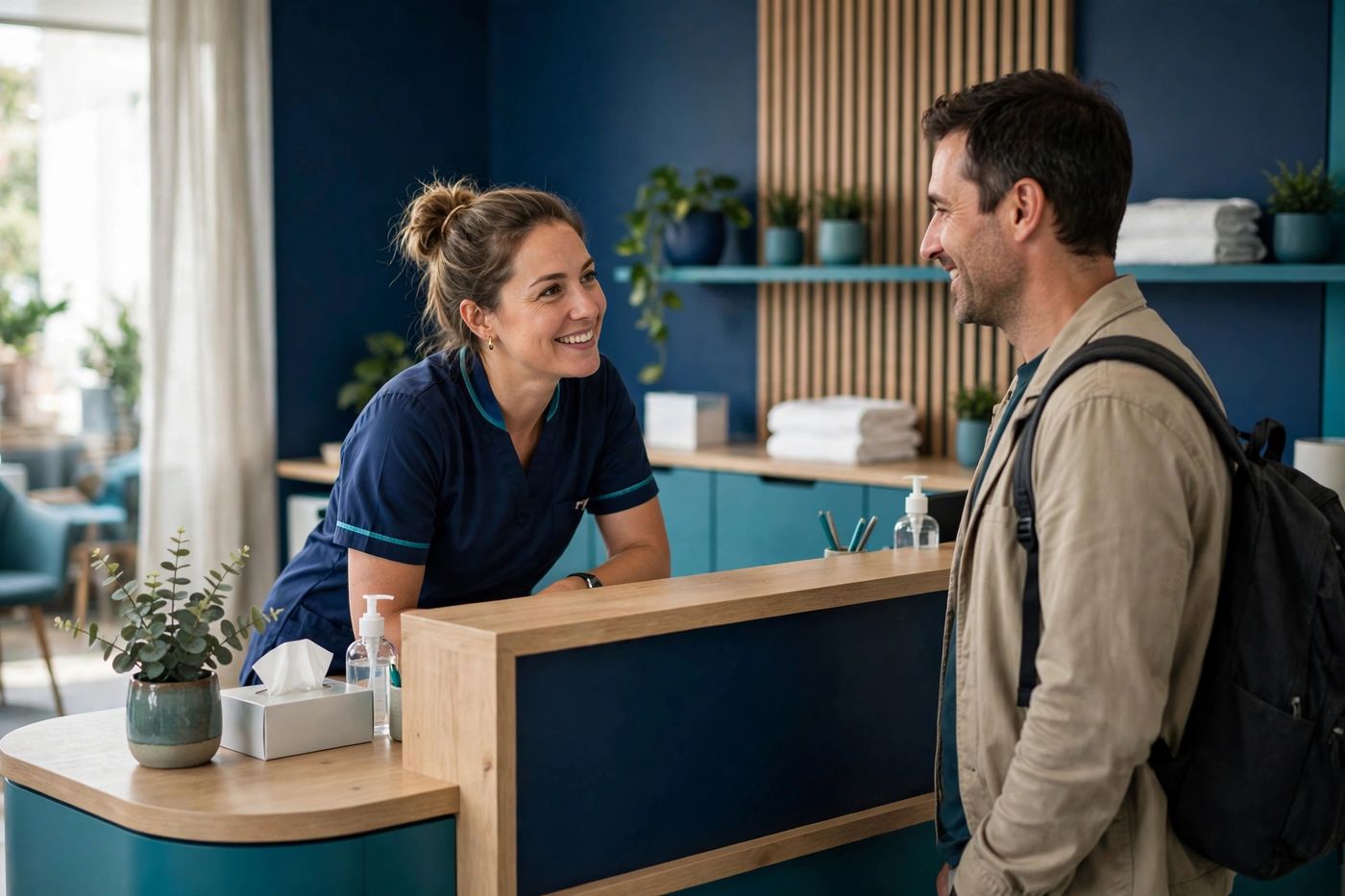 Reception of a small clinic
